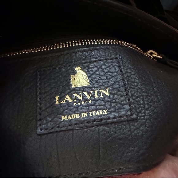 Lanvin Small Tribale Bag black with gold. - Picture 10 of 15